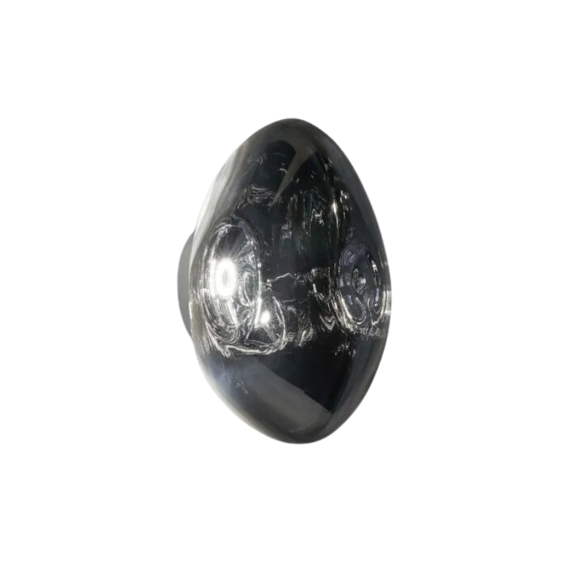 Tom Dixon's Melt LED Surface Wall Sconce is a beautifully distorted pendant in collection of modern finishes with matching ceiling rose. Featuring an integrated LED module, this ceiling light creates a mesmerizing melting hot-blown glass effect when turned on, and a mirror-finish effect when off. This piece is made in Germany using a high tech manufacturing techniques to achieve the perfect melted orb for your design.