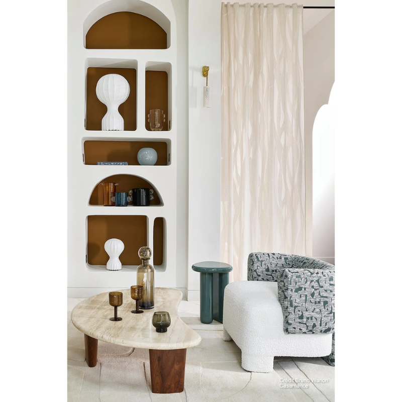 The Collage Wool Rug from Toulemonde Bochart in a designer home.