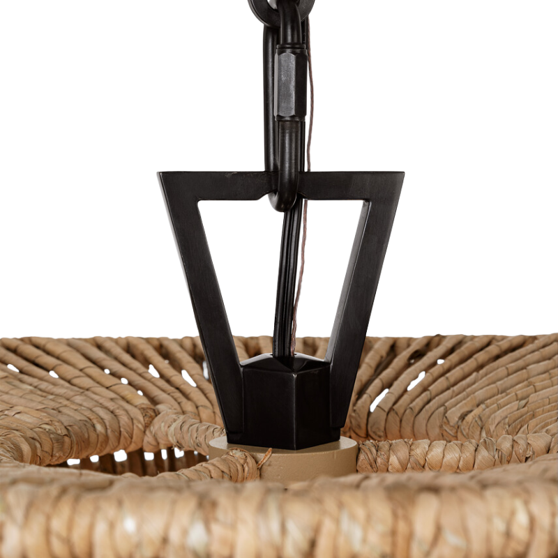 The Antigua Drum Chandelier from Visual Comfort & Co. in a close up.