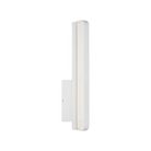 The Banda Vertical Wall Sconce from Visual Comfort & Co. in matte white.