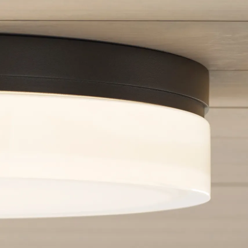 The Cirque Flush Mount from Visual Comfort and Co in a close up photograph.