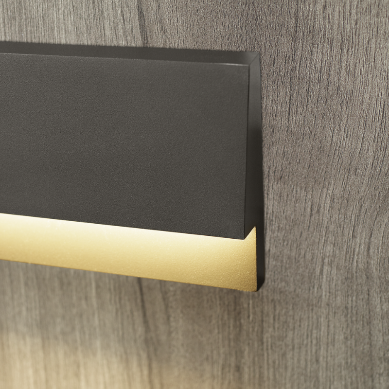 The Krysen Outdoor Step Light from Visual Comfort and Co in a lounge.