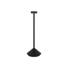 The Moneta Rechargeable Table Lamp from Visual Comfort and Co in black.