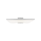 The 25 inch Nyra Bathroom Sconce from Visual Comfort and Co in polished nickel.