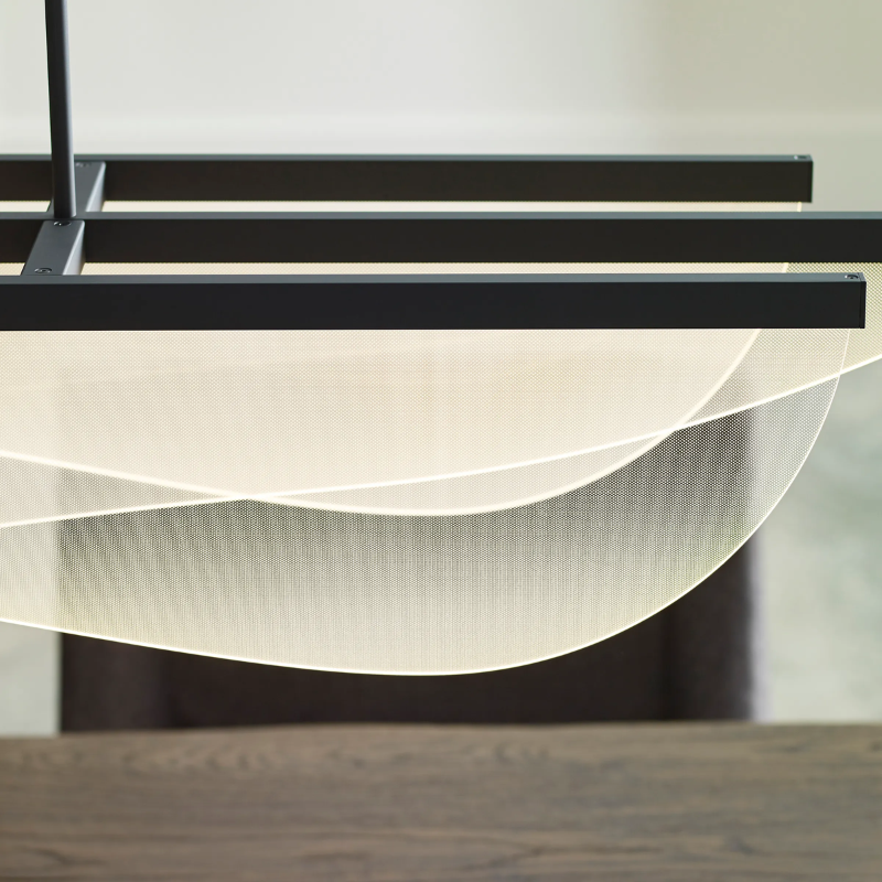 The Nyra Linear Suspension from Visual Comfort and Co in a detailed lifestyle photograph.