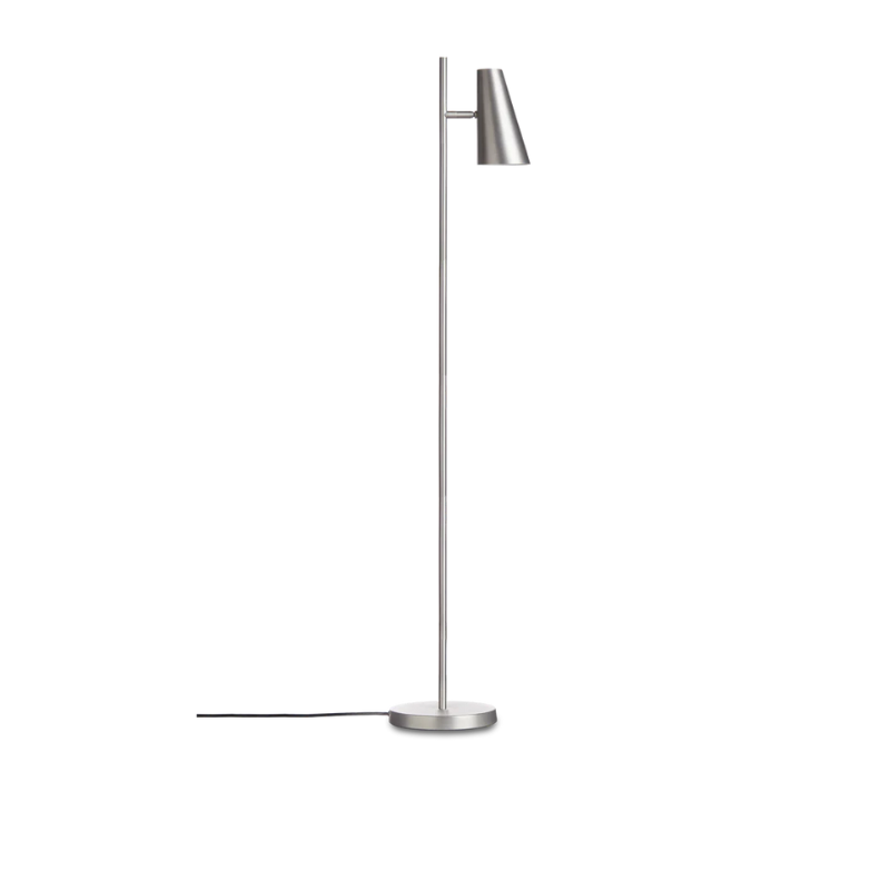 The Cono Floor Lamp from Woud in satin.
