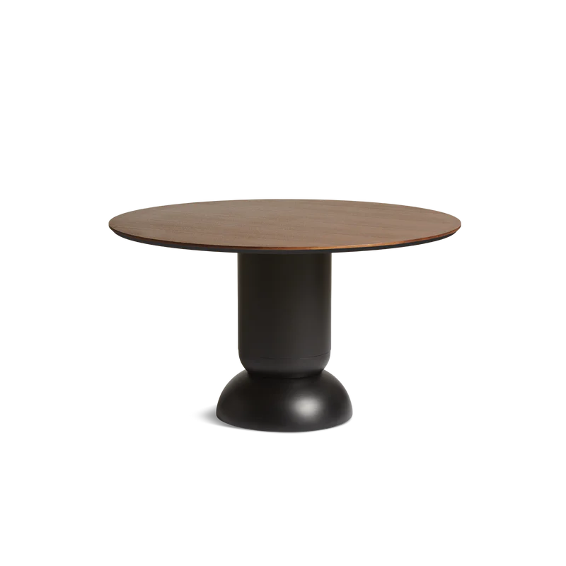 The Ludo Dining Table from Woud in Walnut.