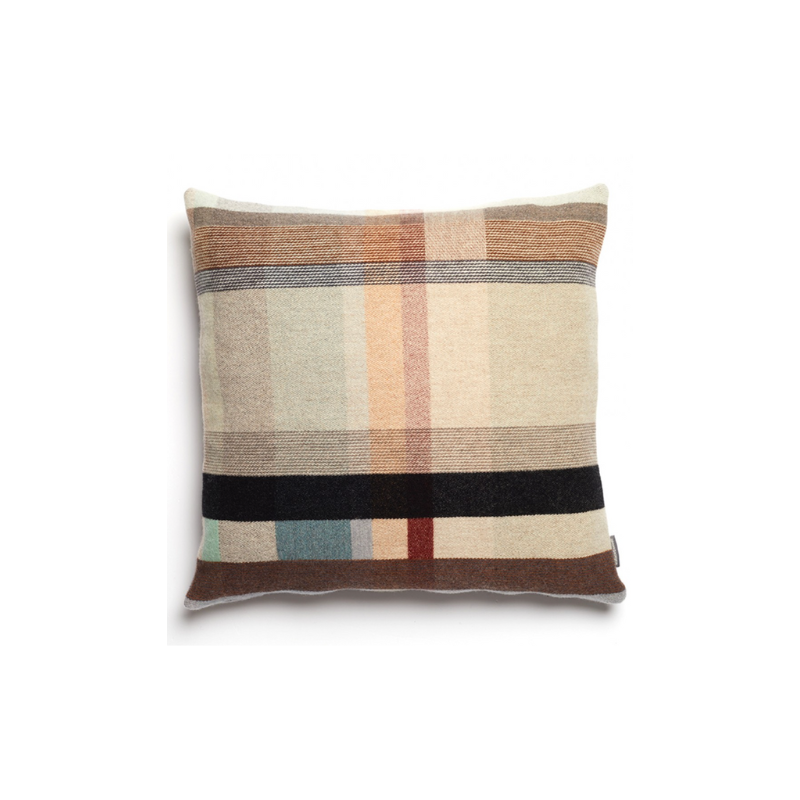 The Chipperfield Cushion from Wallace & Sewell beige throw pillow.