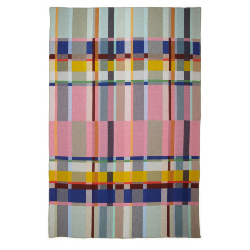 The Block Throw Collection by Wallace & Sewell is woven with sumptuous merino lambs wool and felted to create a super soft, inviting quality.