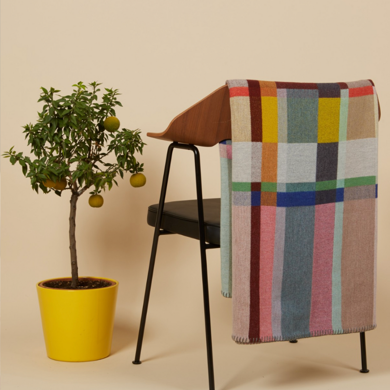 The Block Throw Collection by Wallace & Sewell is woven with sumptuous merino lambs wool and felted to create a super soft, inviting quality.