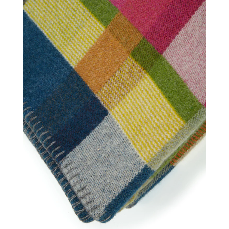 The Gwynne Block Throw from Wallace & Sewell made from 100% merino wool.