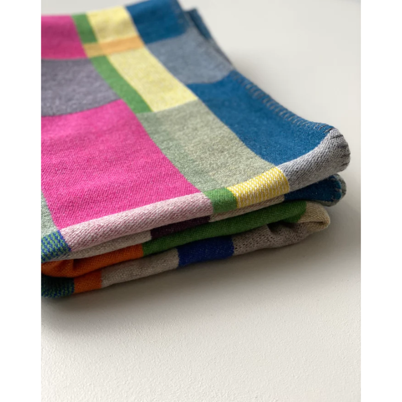 The Gwynne Block Throw from Wallace & Sewell made from 100% merino wool.