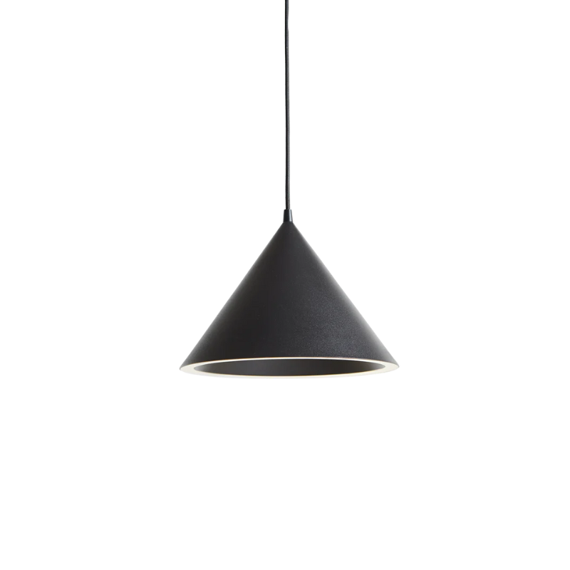 The Annular Pendant from Woud in black.