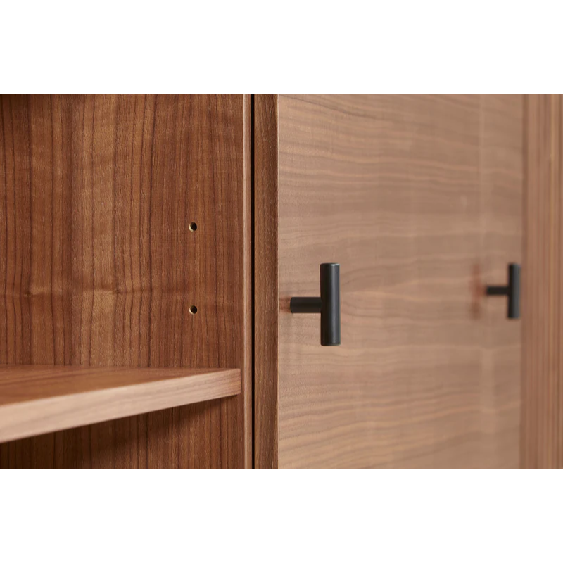 The Array Wall-Mounted Sideboard from Woud in close up.