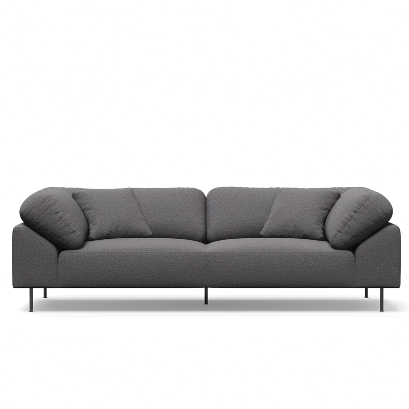 The Collar 2.5 Seater from Woud in brown.