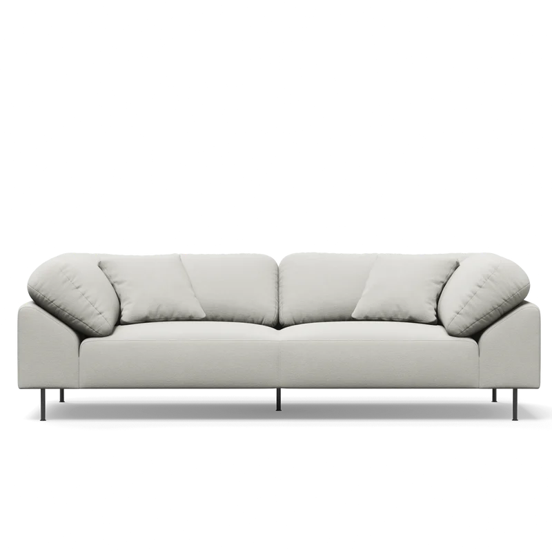 The Collar 2.5 Seater from Woud in off white.