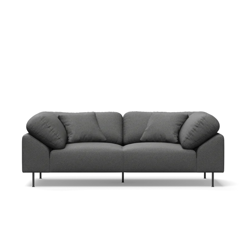 The Collar 2 Seater from Woud in dark grey.