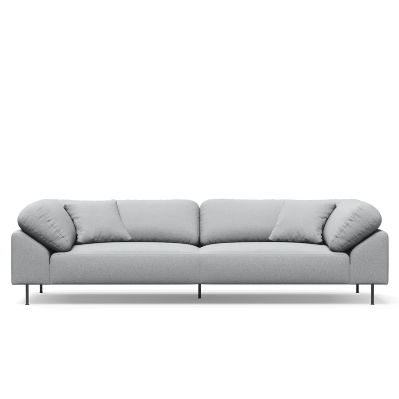 The Collar 3 Seater from Woud in light grey.