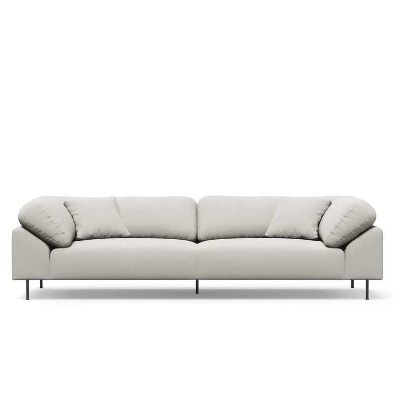 The Collar 3 Seater from Woud in off white.