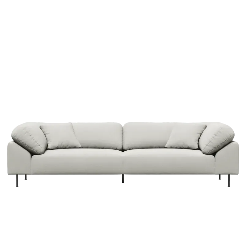 The Collar 3 Seater from Woud in off white.