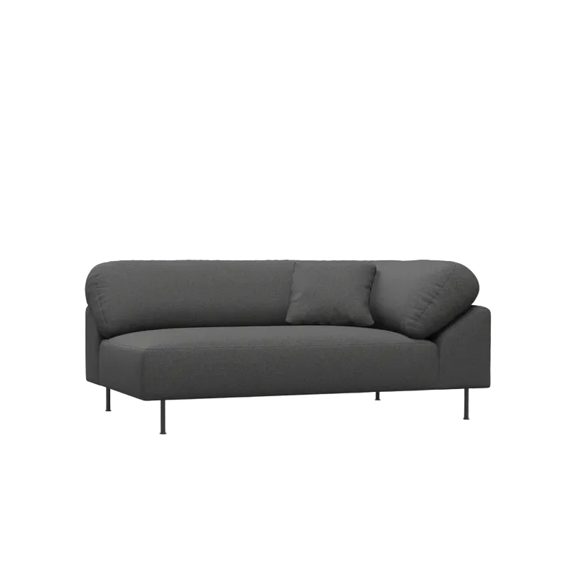 The Collar Open End Left (Arm Right) from Woud in dark grey.