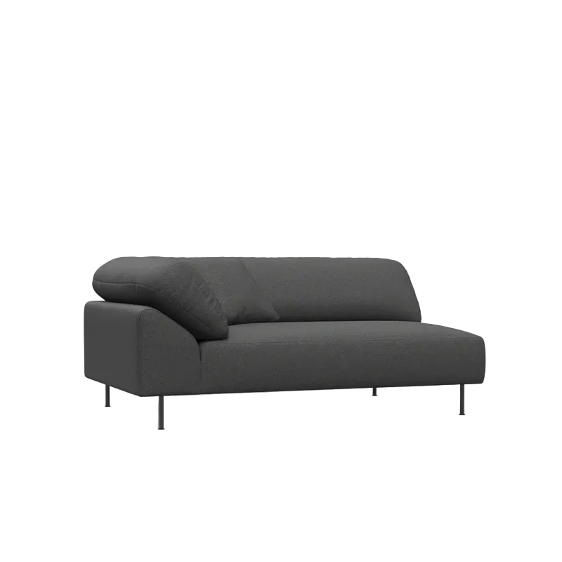 The Collar Open End Right (Arm Left) from Woud in dark grey.