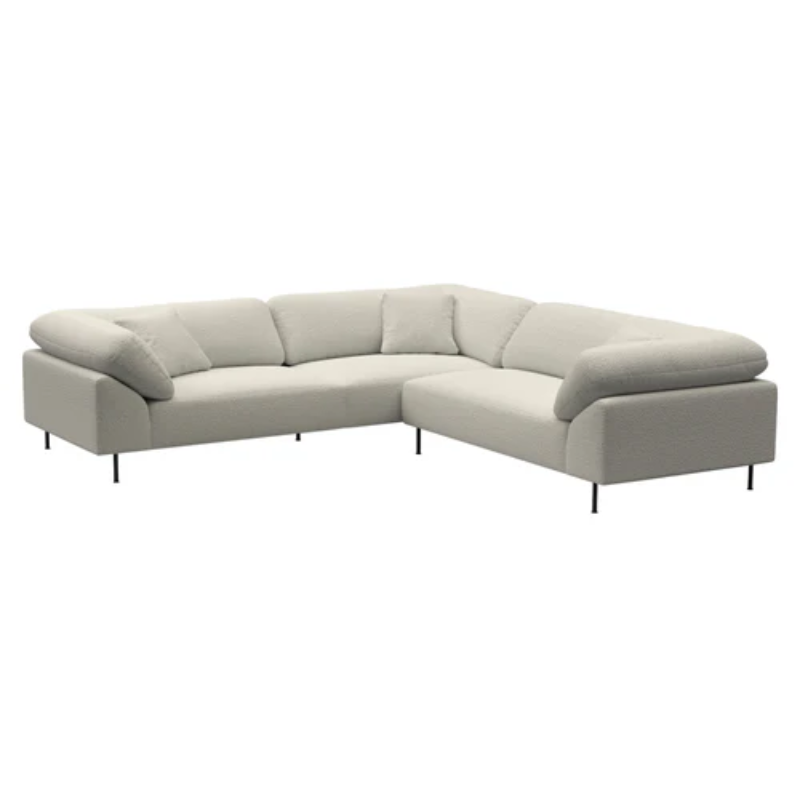 The Collar Sofa by Woud. Right Arm of the Collar Open End and a 2.5-Seater of the Modular Sectional Sofa. all-groups