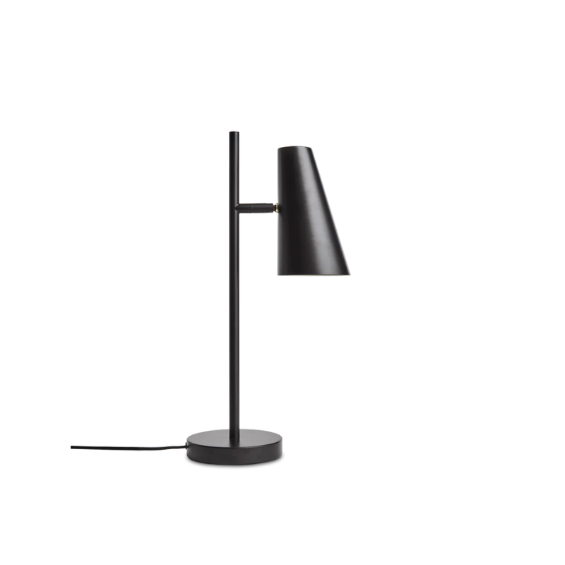 The Cono Table Lamp from Woud in black.