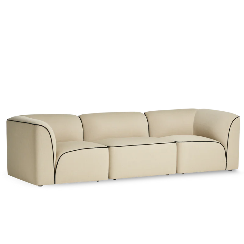 The Flora 3 Seater from Woud with KVADRAT Vidar 0323 fabric.