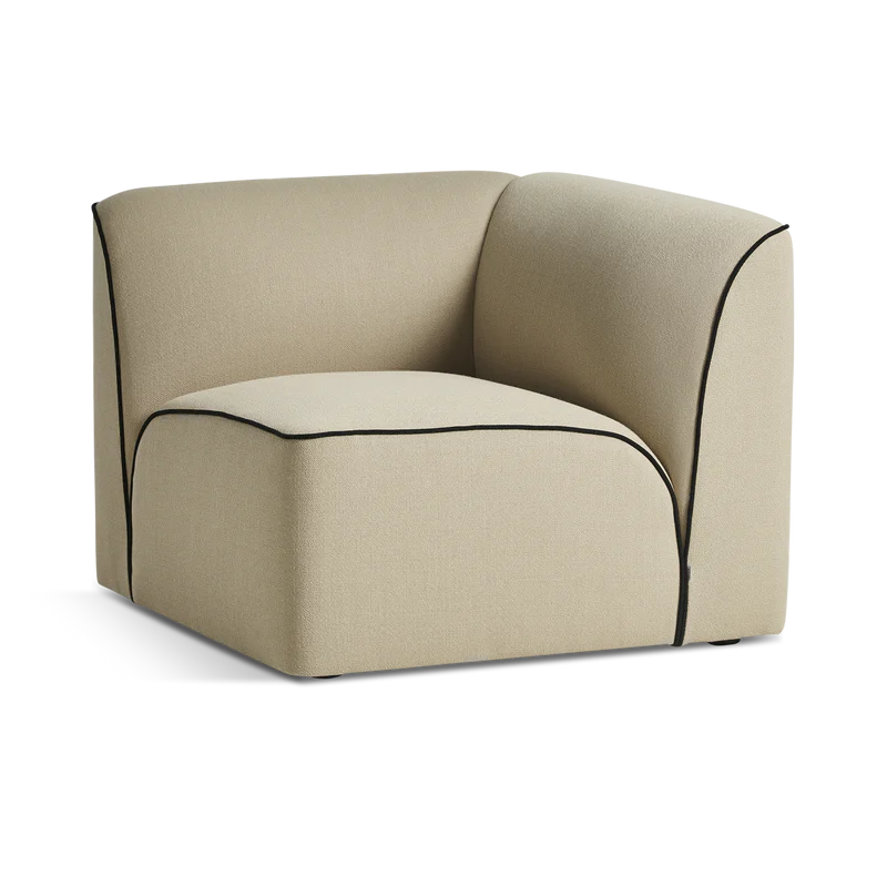 The Flora Corner from Woud with KVADRAT Vidar 0323 fabric.