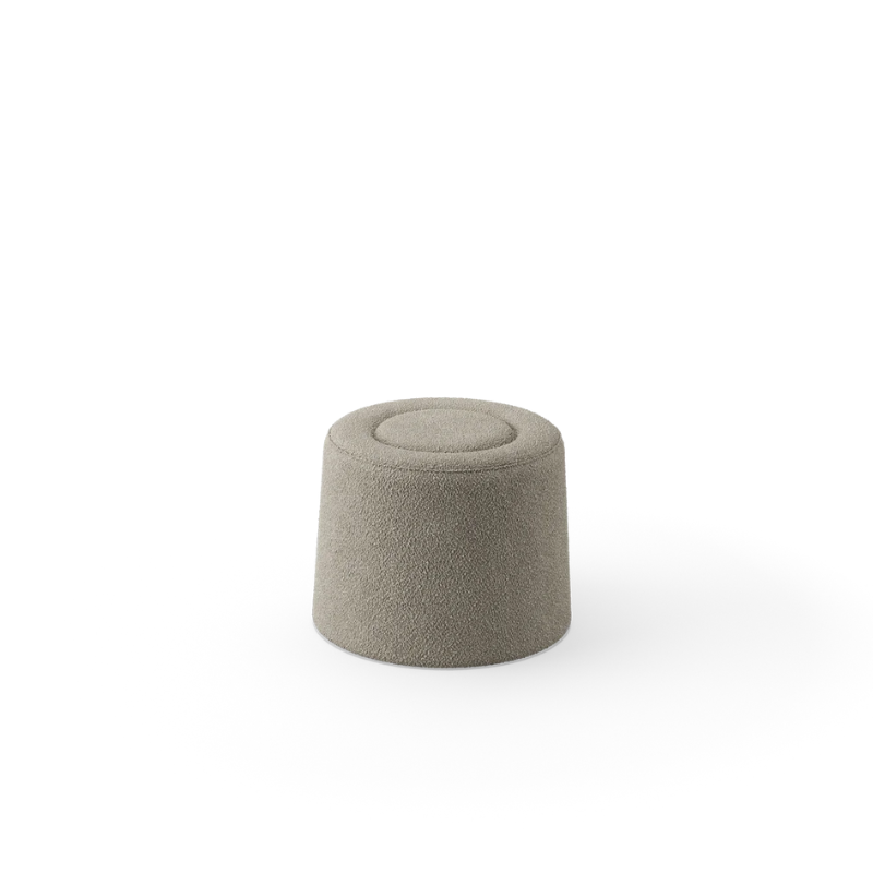 The Praline Pouf from Woud in 20 inch size.