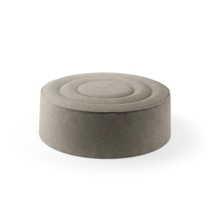 The Praline Pouf from Woud in 44 inch size.