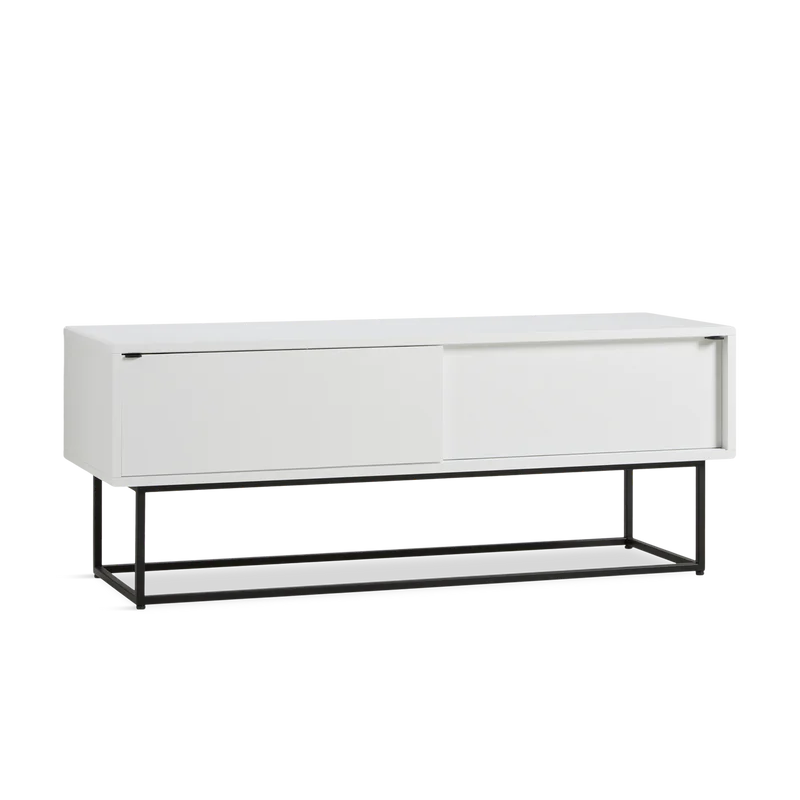 The Virka Sideboard (low) from Woud in white.