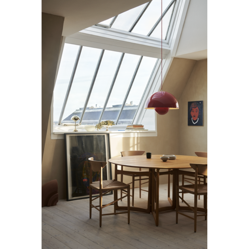 The Flowerpot VP2 Pendant Light from &Tradition in a family space.