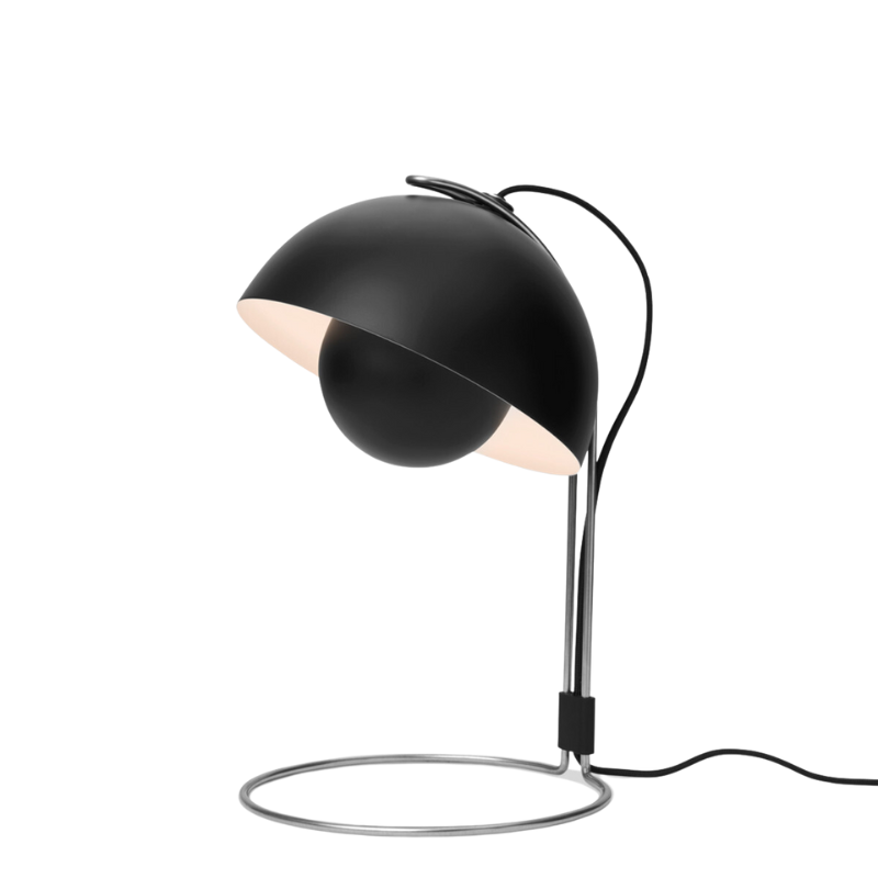 The Flowerpot VP4 Table Lamp from &Tradition in matte black.