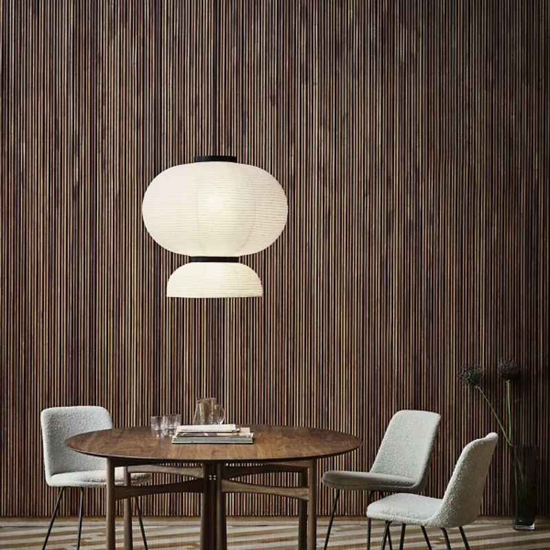 The Formakami JH5 Pendant Light from &Tradition in a dining space.