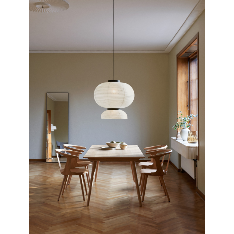 The Formakami JH5 Pendant Light from &Tradition in a kitchen and dining setting.