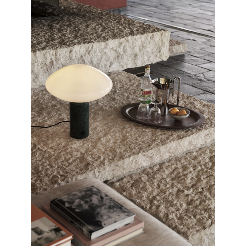 The Mist Table Lamp from &Tradition in a lounge.