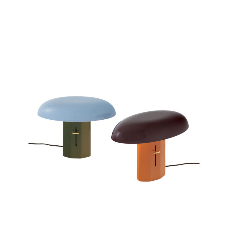 The Montera Table Lamp from &Tradition in both color options. all-groups