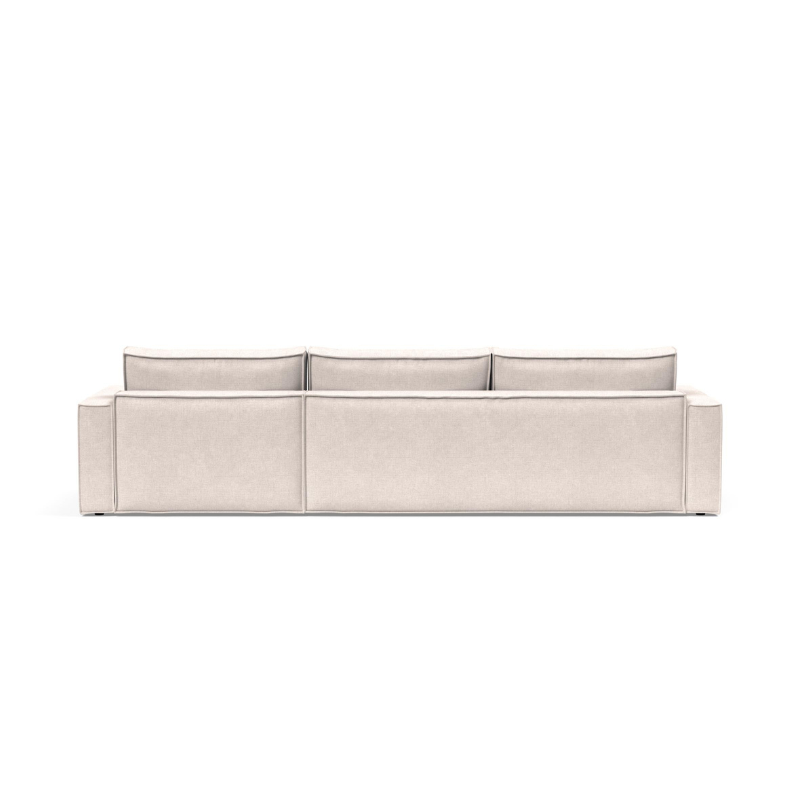 The Newilla sectional sleeper sofa with lounger Back