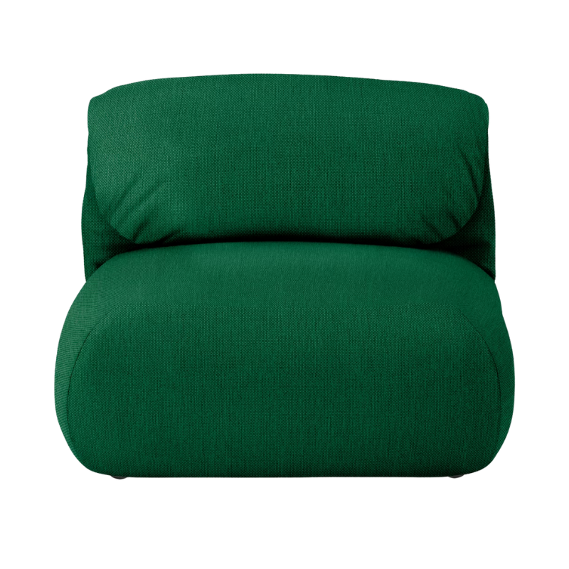 The Luva Modular Armless from Herman Miller in Celtic Mode upholstery.