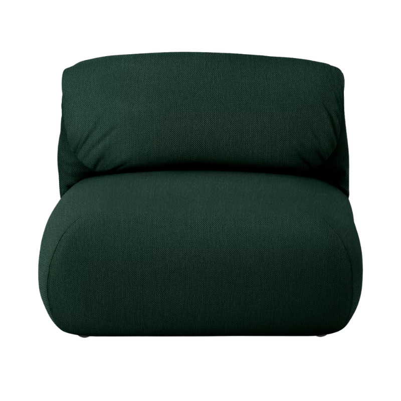 The Luva Modular Armless from Herman Miller in Outdoors Mode upholstery.