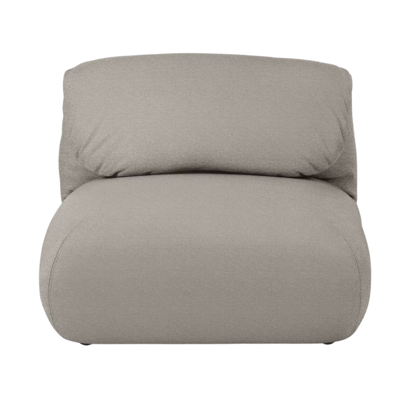 The Luva Modular Armless from Herman Miller in Sycamore Mode upholstery.