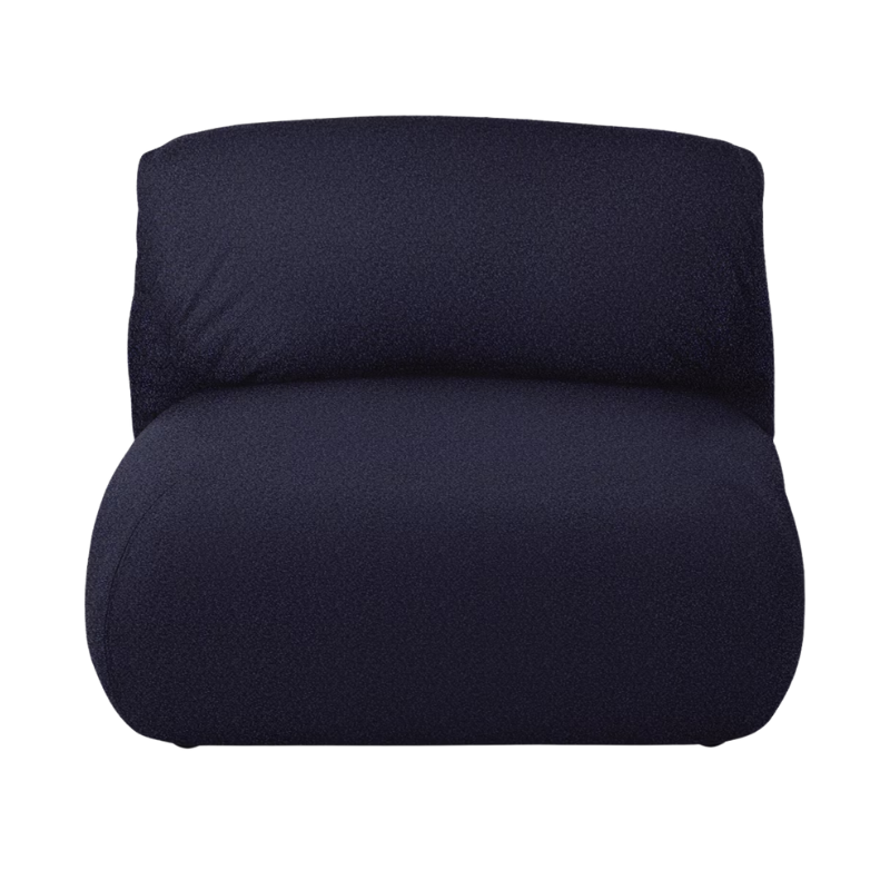 The Luva Modular Armless from Herman Miller in Navy Whim upholstery.