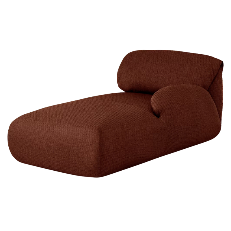 The right Luva Modular Chaise from Herman Miller in Pathway Mode upholstery.