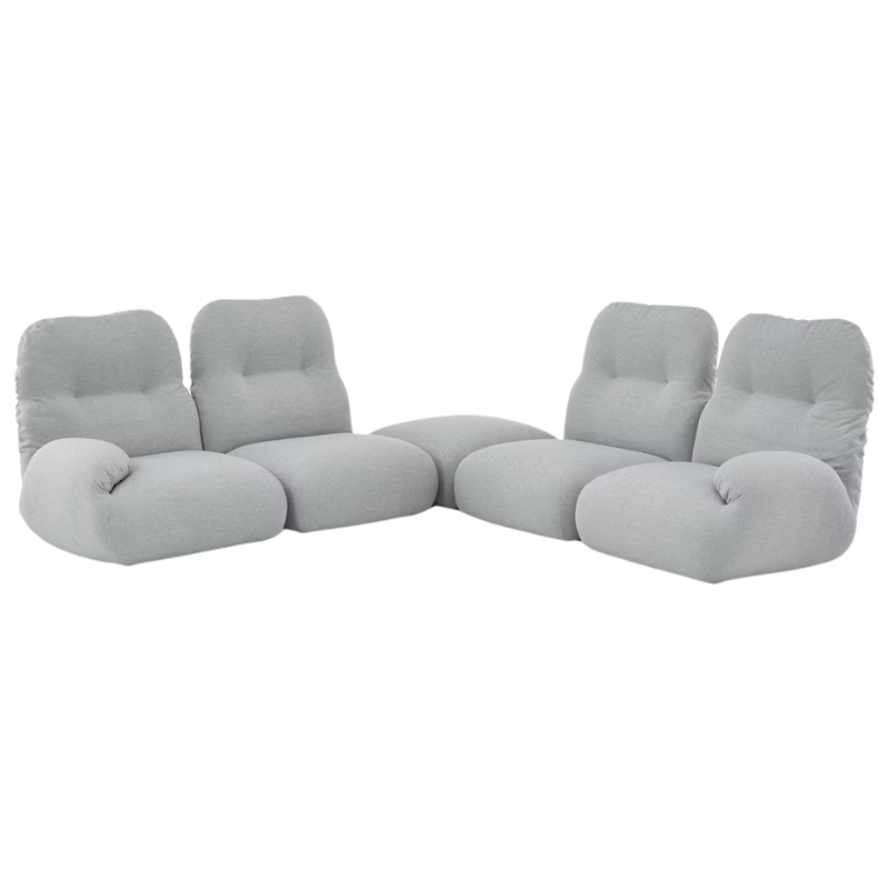 The Luva Modular Corner Sectional from Herman Miller extended.