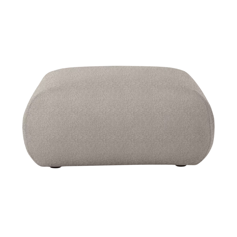 The Luva Modular Ottoman from Herman Miller in Heathered Rye Grass Cozy upholstery.