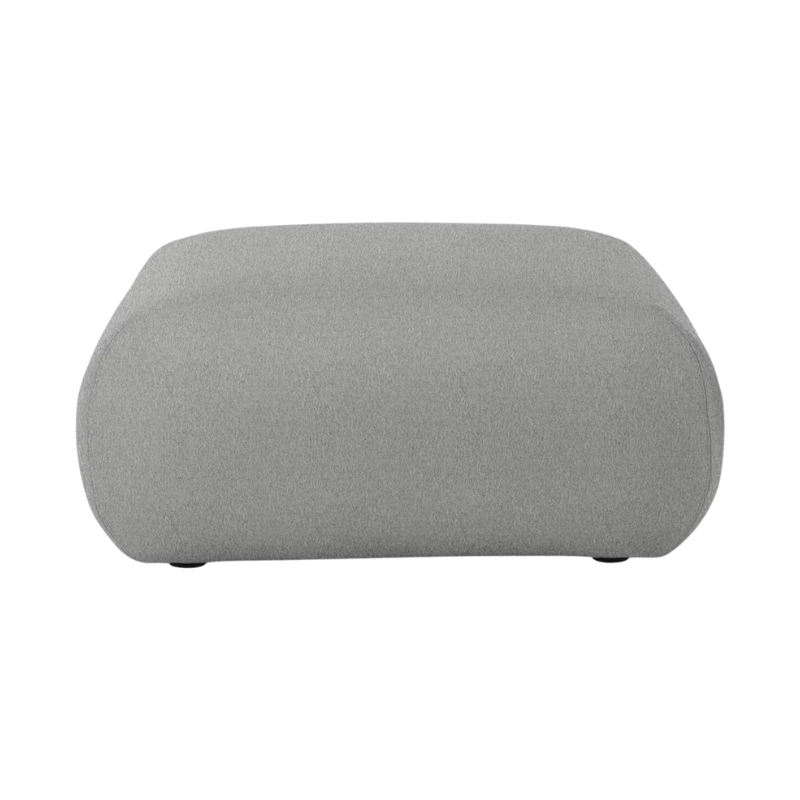 The Luva Modular Ottoman from Herman Miller in Warm Grey Cozy upholstery.