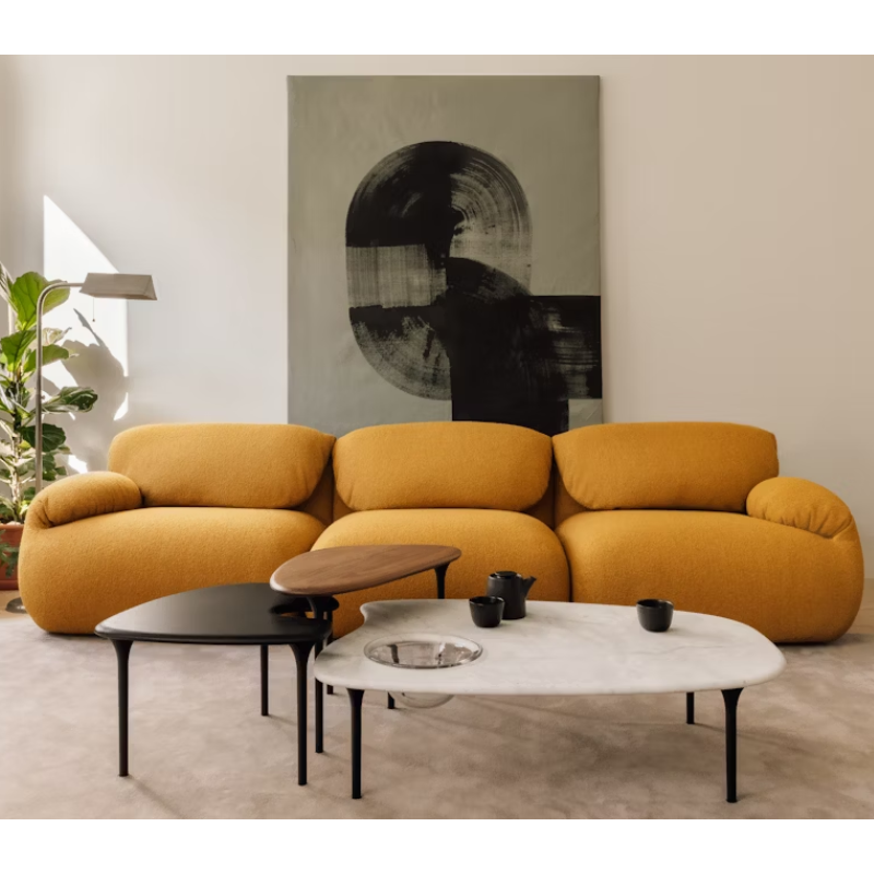 The Luva Three Seater Modular Sofa from Herman Miller in a family space.