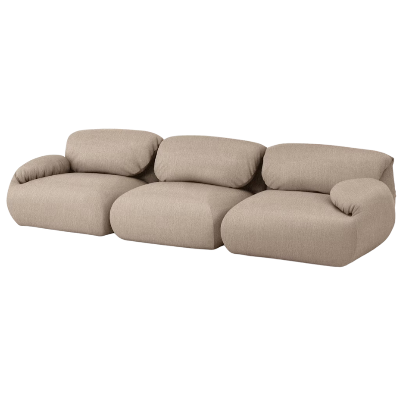 The Luva Three Seater Modular Sofa from Herman Miller in Basket Mode upholstery.
